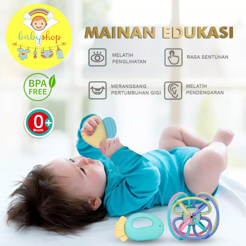 Mainan Kerincingan dan Gigitan Bayi Talent Baby Rattles