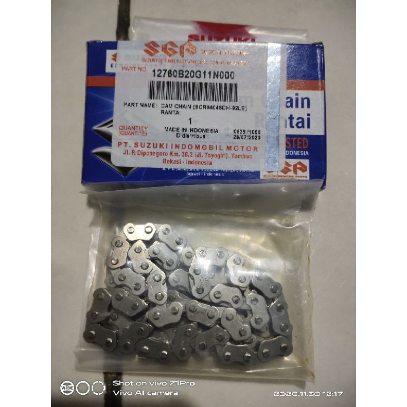 Rantai Kamprat Rantai Kamrat Keteng Mesin Kecil Suzuki Spin 125 Smash 110 New Titan Original SGP