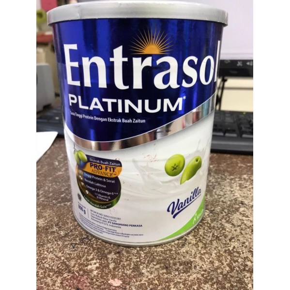 

ENTRASOL PLATINUM 800 G VANILLA