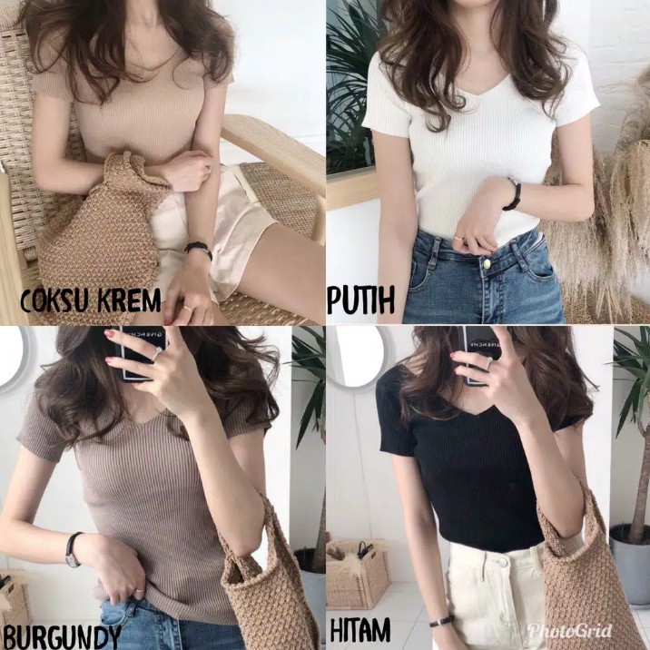 Baju Rajut Wanita Korea