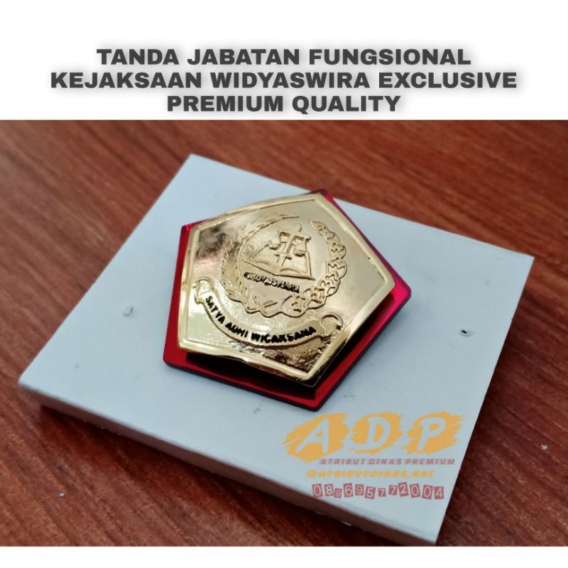 Tanda Jabatan Fungsional Kejaksaan Bidang WIDYASWIRA