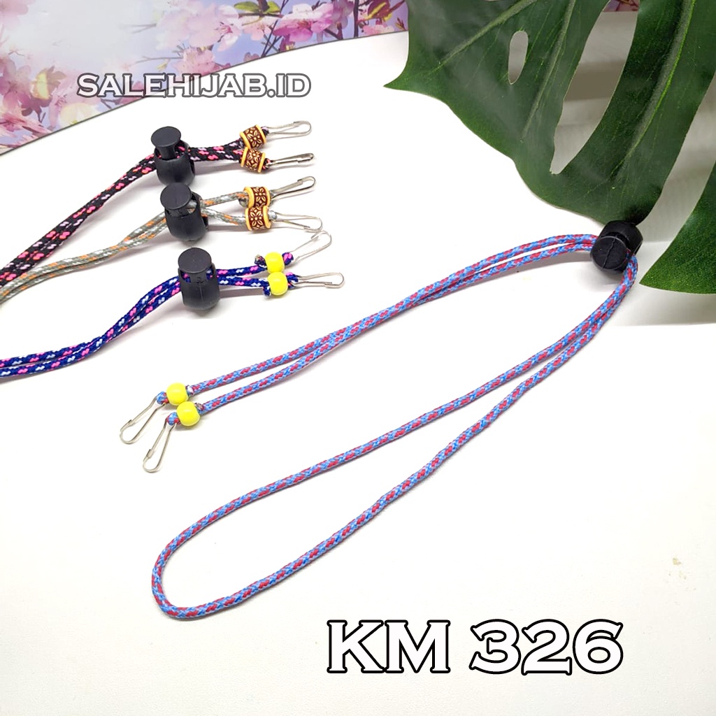 TALI STRAP KONEKTOR MASKER KALUNG PART 3 (1KG MUAT 130PCS)-KM 326
