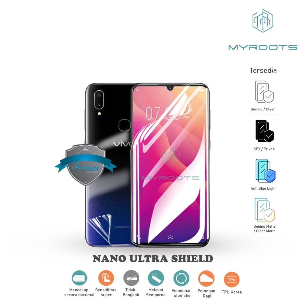 ANTI GORES JELLY HYDROGEL VIVO Y91 Y93 ANTI SHOCK SCREEN GUARD PROTECTOR LOG ON