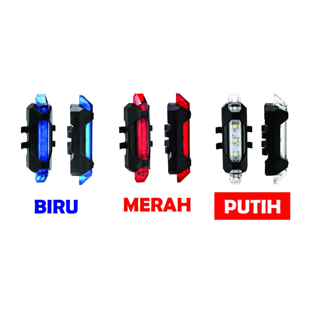 LAMPU BELAKANG SEPEDA GUNUNG SEPEDA MTB LAMPU LED LAMPU MALAM HARI