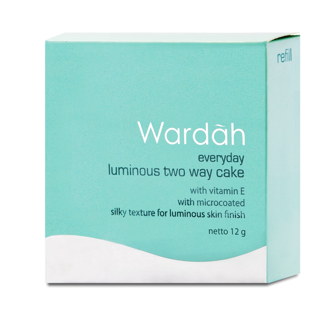 WARDAH Luminous Two Way Cake Refill - Bedak Padat 12g