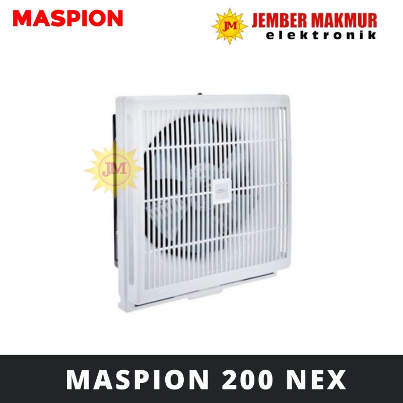 Exhaust Fan Maspion 8&quot; MV-200NEX | Kipas hisap dinding 200 NEX 8 inch