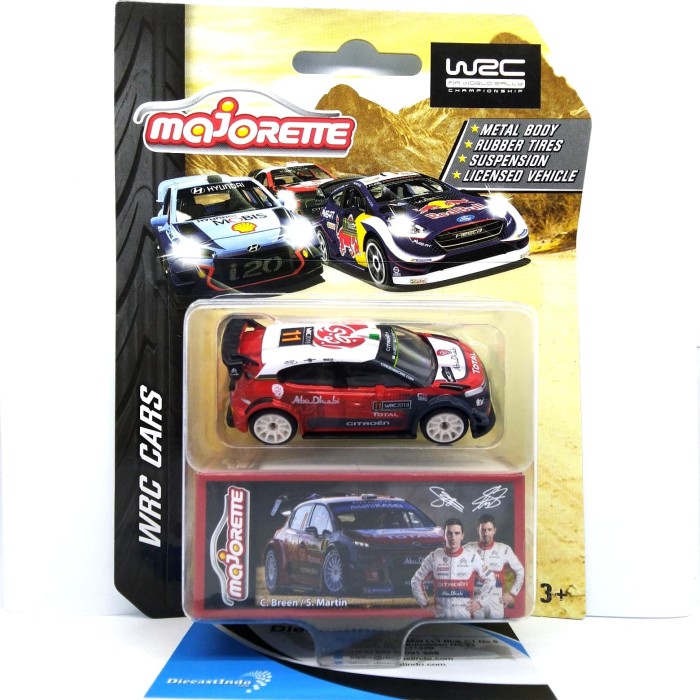 Majorette 1:64 WRC Cars Citroen C3 WRC 2018