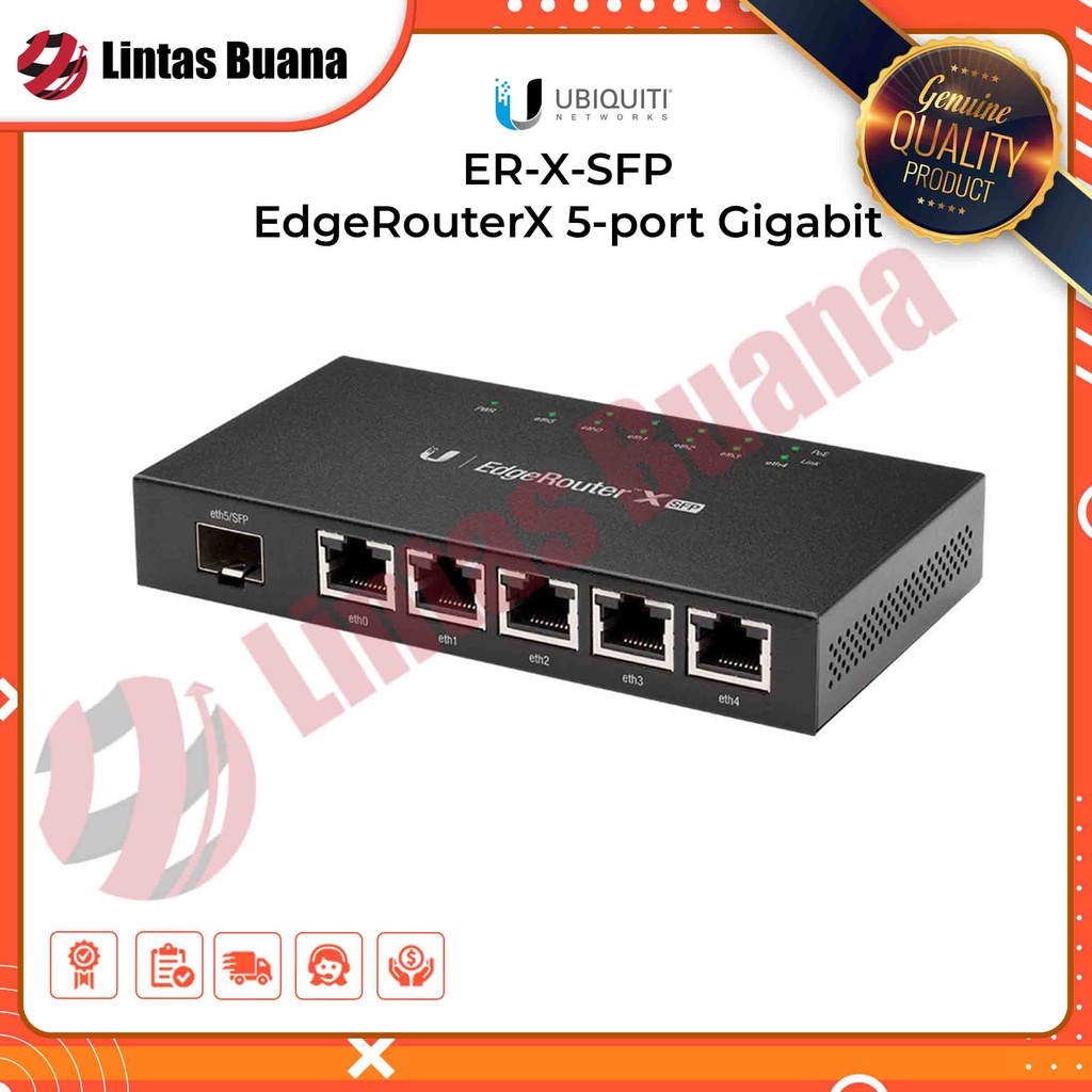 Jual Ubiquity Edge Router ERXSFP / Edge Router X SFP 5 Port Shopee