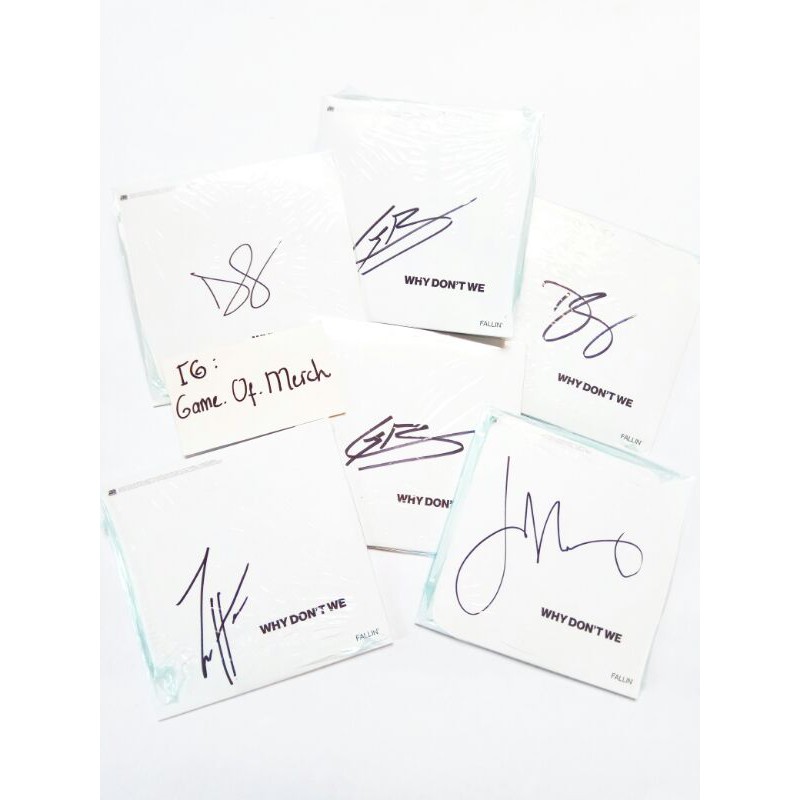 Why Don't We (WDW) Signed CD
