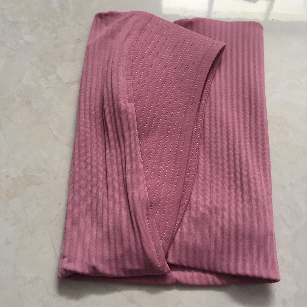 Jilbab Instan Ovalia Plisket Ori Liana Hijab BY ATHIRTEXTILE-PINK