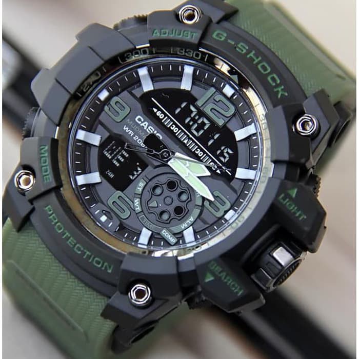 MURAH MERIAH casio gshock gg1000 g shock gg 1000 digit hijau army Diskon