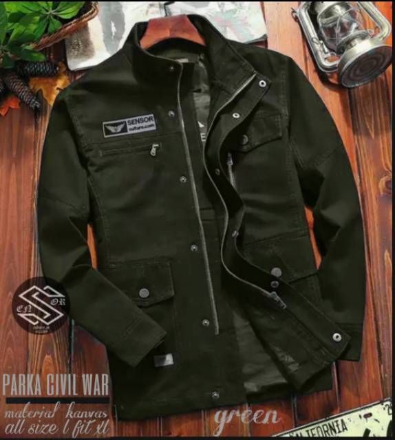 JAKET PARKA PRIA - PARKA COMING SOON / JAKET PRIA / NAVY BLACK ARMY