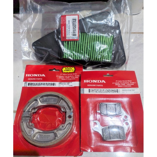 Kampas rem dispad depan belakang AHM Honda Beat New LED Deluxe 2021 Scoopy new prestige BEAT LED 202