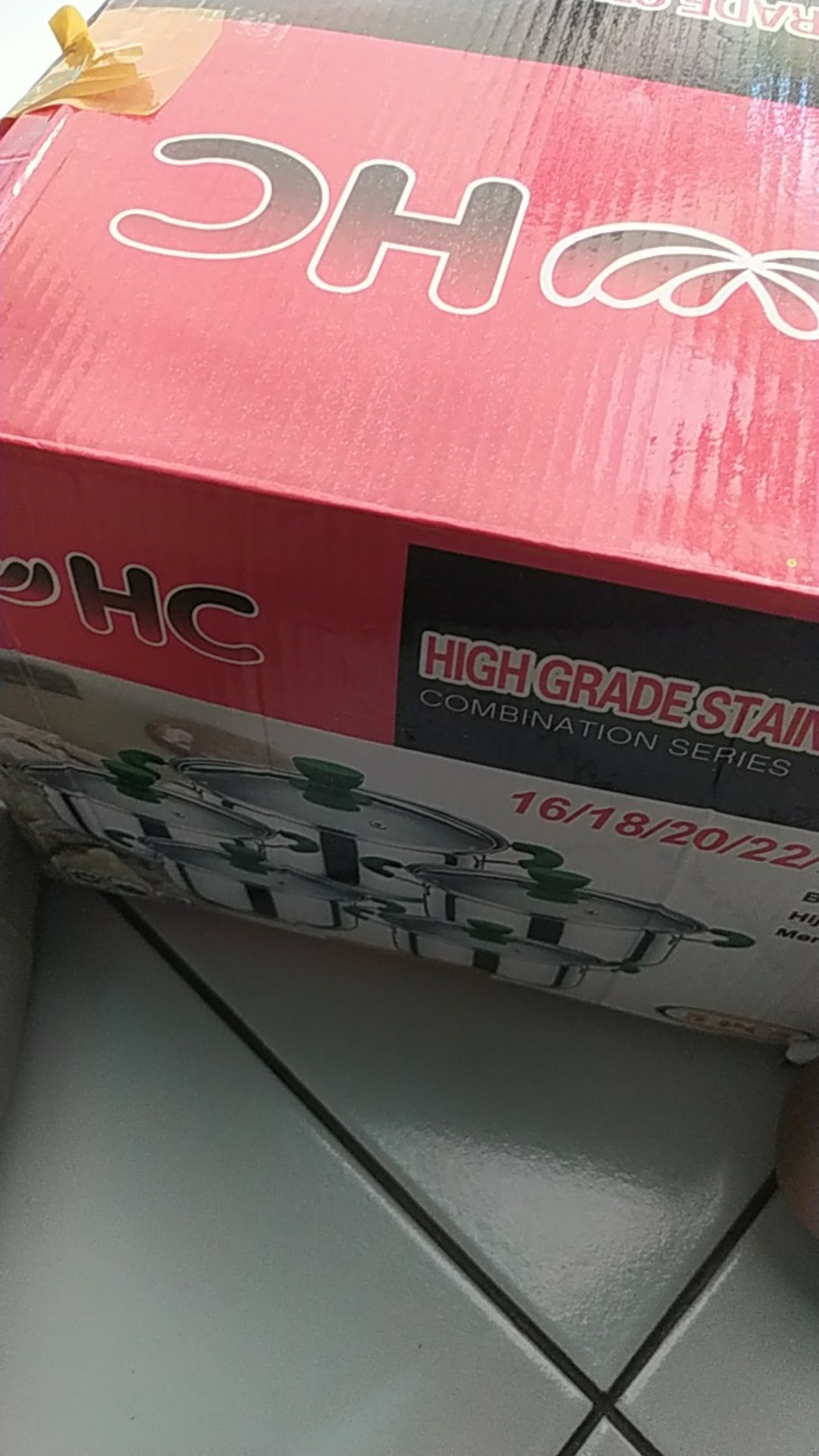 Panci Set Happy Call Stainless 10 Pcs + Tutup Kaca Panci Beranak Tutup Kaca