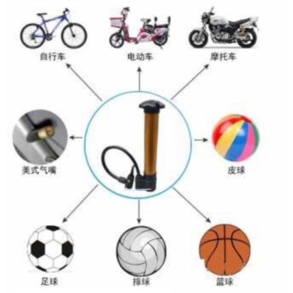 Pompa Sepeda Portabel Bisa Untuk Bola, Kasur, Motor Ringan Pump-2