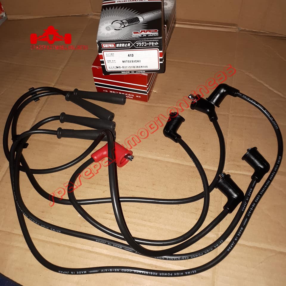 Kabel Busi Coil Set Mitsubishi L300 Kuda Bensin SEIWA JAPAN