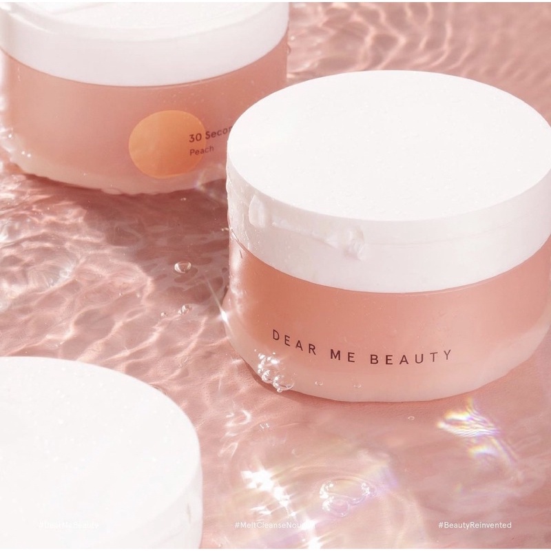 DEAR ME BEAUTY 30 Seconds Meltaway Balm / Cleansing Balm Peach (Pembersih Wajah, Pembersih Makeup)