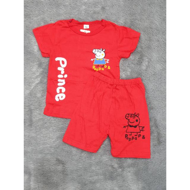 SETELAN BAJU ANAK IMPORT "PEPPA PIG"