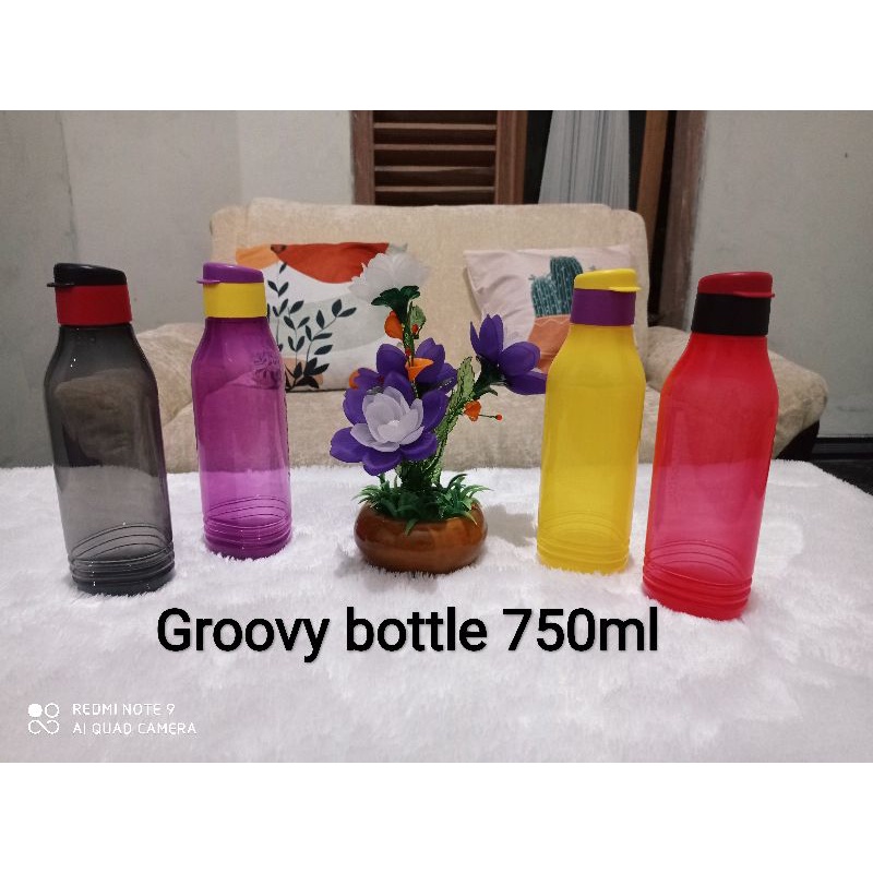 Groovy bottle 750ml/botol tupperware promo