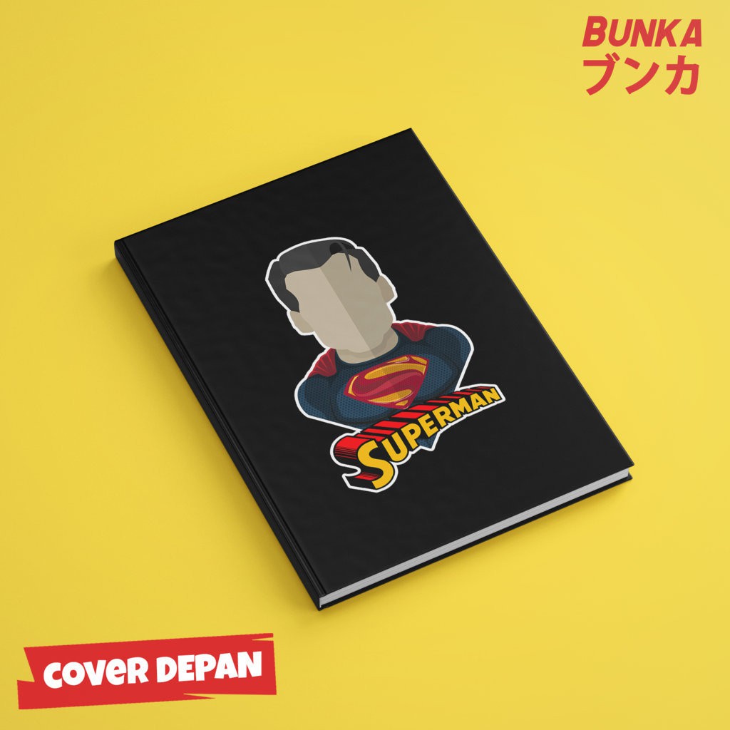 

Notebook DC Character Design Superman Hardcover A5 Buku Tulis Catatan Note Agenda Planner Jurnal