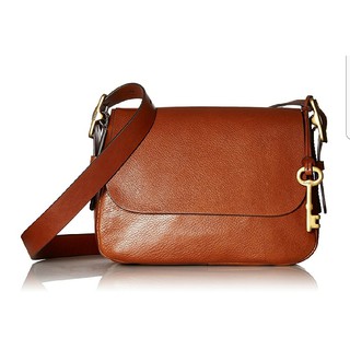 Fossil Harper Crossbody Small Brown Leather Tas Fossil 