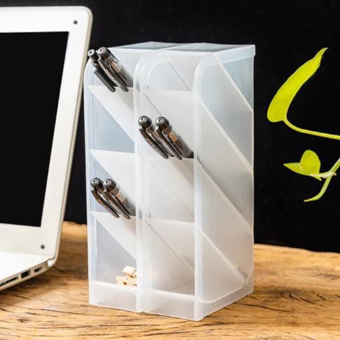 

Tempat Pulpen Pensil/Pen Container/Tempat Alat Tulis/Pensil Rack - Hitam
