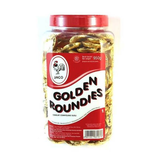 Golden Roundies coklat 950gr toples
