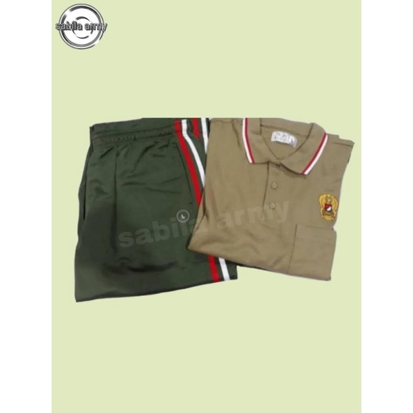 stelan training nkri tni ad pendek stelan training olahraga hati jumat