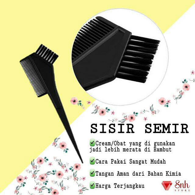 Sisir semir rambut/Sisir semir cat rambut/Sisir Cat/Semir Rambut/paket semir rambut/Cat Rambuut