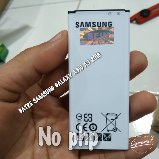 BATRE BATERAI BATTERY SAMSUNG GALAXY A3 2016 / A310 ORIGINAL 100%