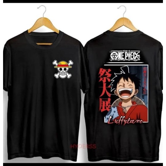 FC - KAOS OVERSIZE LUFFY TARO // KAOS SABLON LUFFY ANIME T- shirt