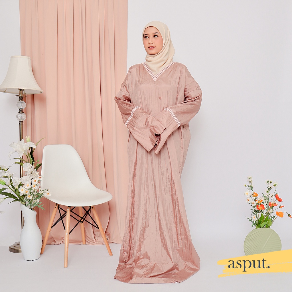 ASPUT - Bloom Abaya Sholat Parasut Premium