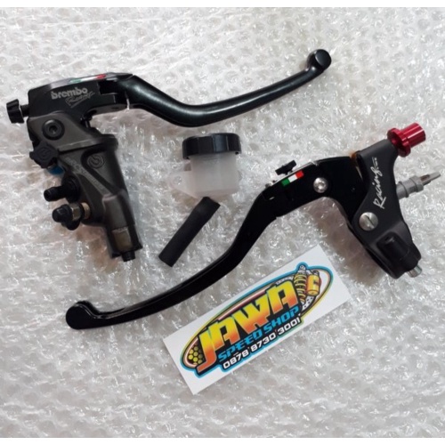 Promo Master rem brembo RCS 19 corsacorta logo timbul plus handle kiri twm thailand Murah