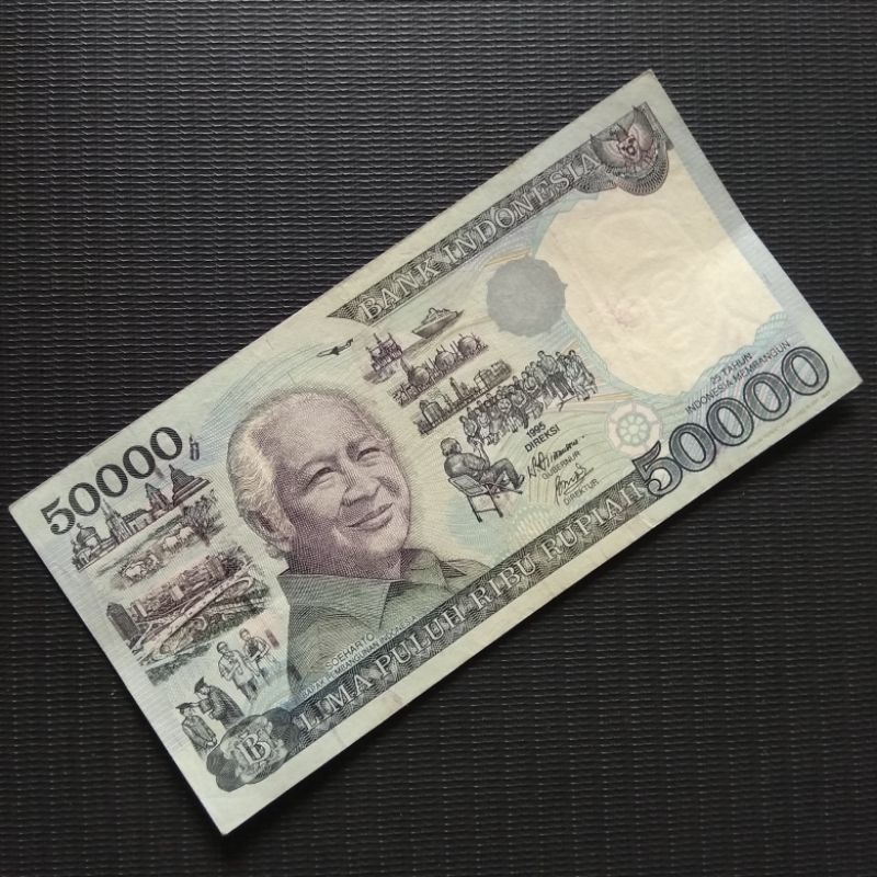 Uang Lama 50000 Rupiah Soeharto 1995 nsPEM