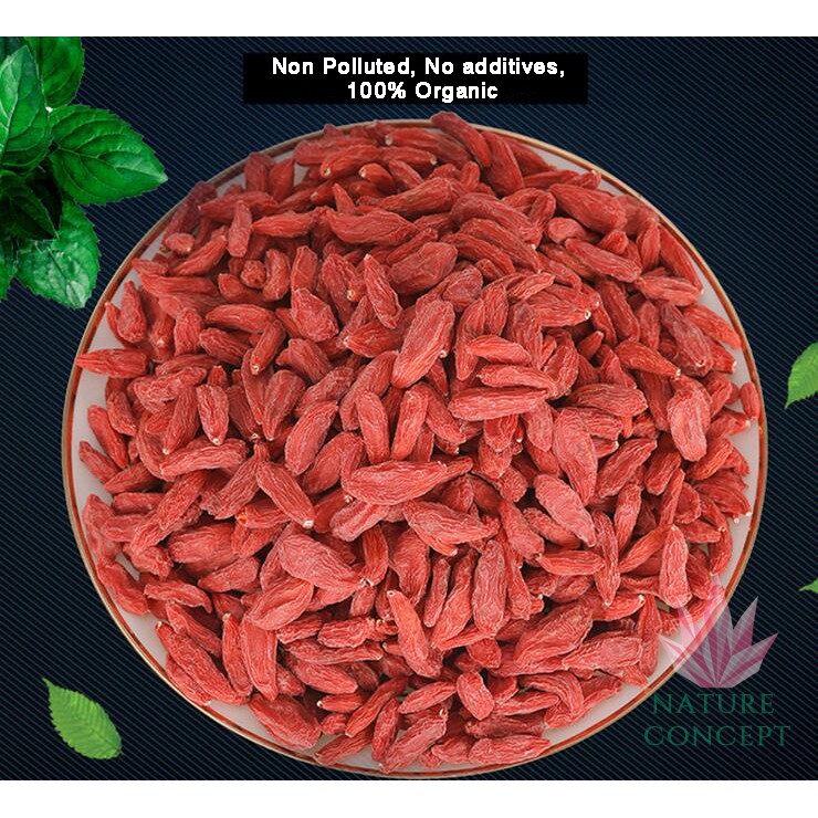 Goji Berry Kici Guo Qi Jiu Ji Wolf Berry kualitas Premium 50 grams