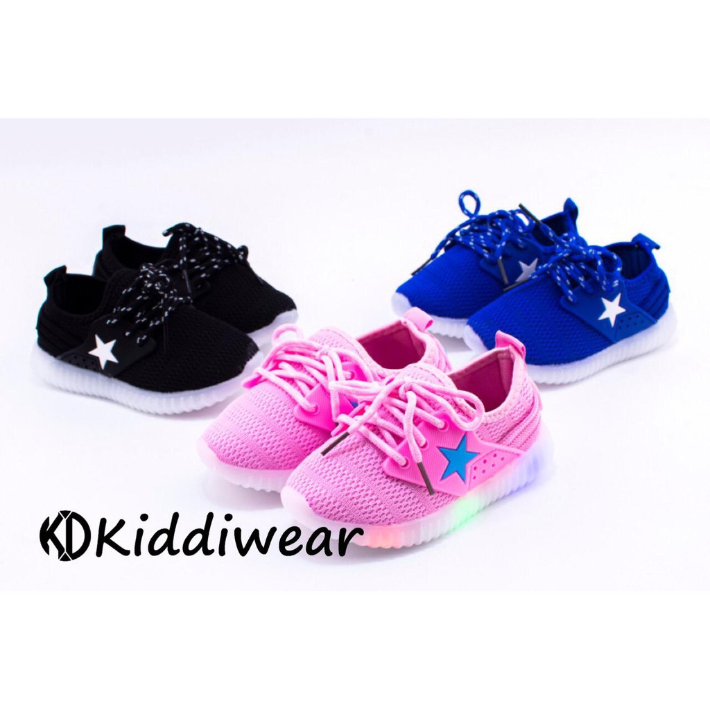 (Kiddiwear) Sepatu  anak Led (21-30)MBK25