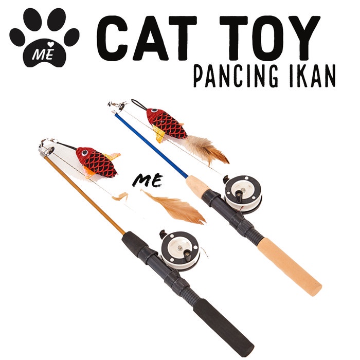 Mainan Kucing Penggoda &quot;PANCING IKAN&quot; Cat toys