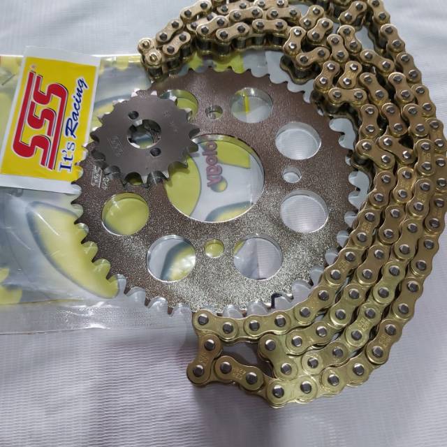 gear gir sss set rantai 428 satria FU 150