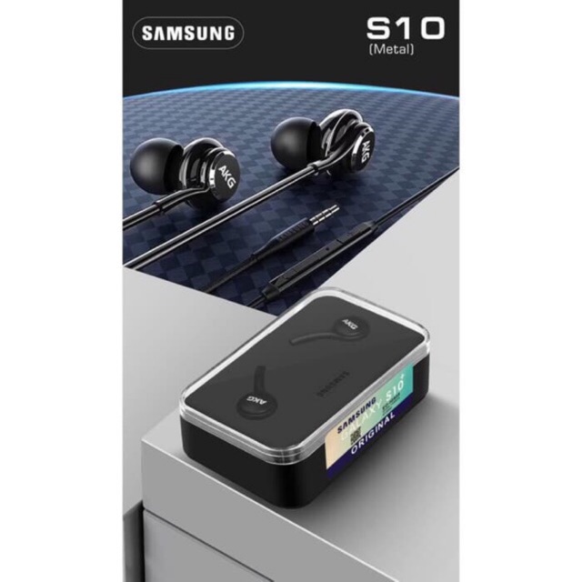 Handsfree Earphones Samsung AKG S10+ Original AKG S10 Plus