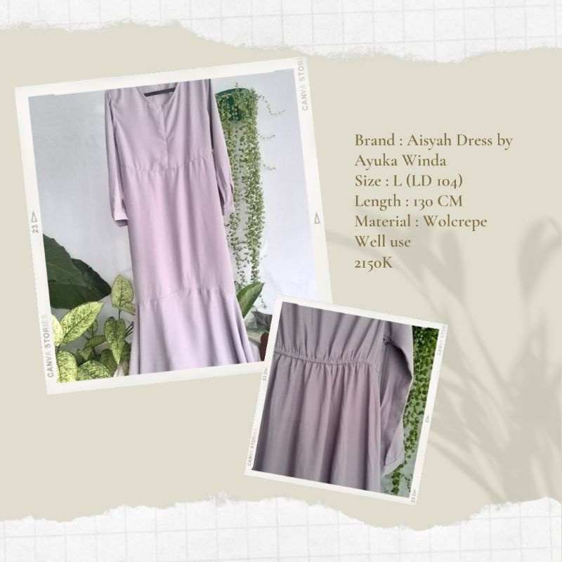 Aisyah Dress by Ayuka Winda