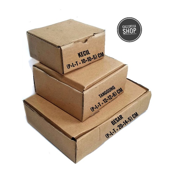 

BOX / KARDUS KADO / KARTON COKLAT POLOS KEMASAN GELANG STRAP MASK | BAHAN KERAJINAN DIY CRAFT WADAH KEMASAN