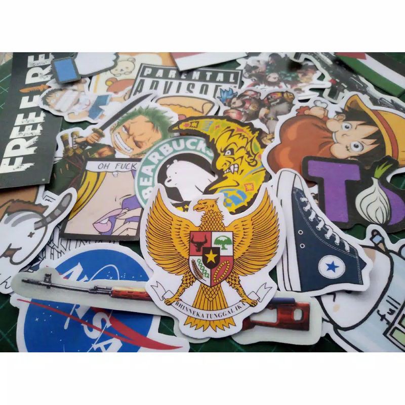 

Stiker Custom Satuan Tanpa minimal Order Gambar Bebas (Stiker indoor)
