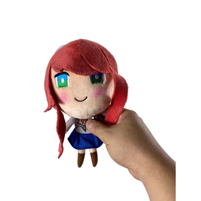 Mainan Boneka Stuffed Plush Stuff DDLC Monika Natsuki Sayori Yuri 20cm Untuk Anak Perempuan