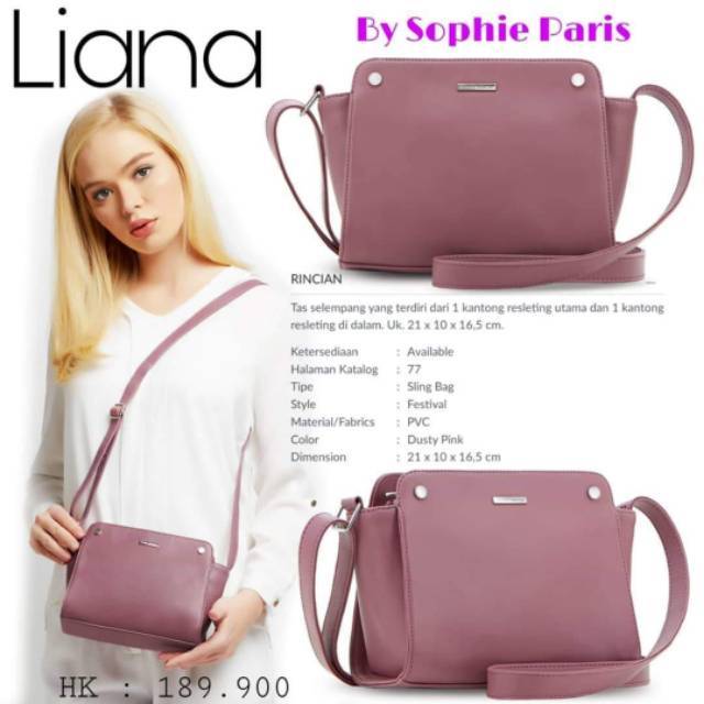 TAS LIANA BY SOPHIE MARTIN PARIS PROMO READY Shopee 