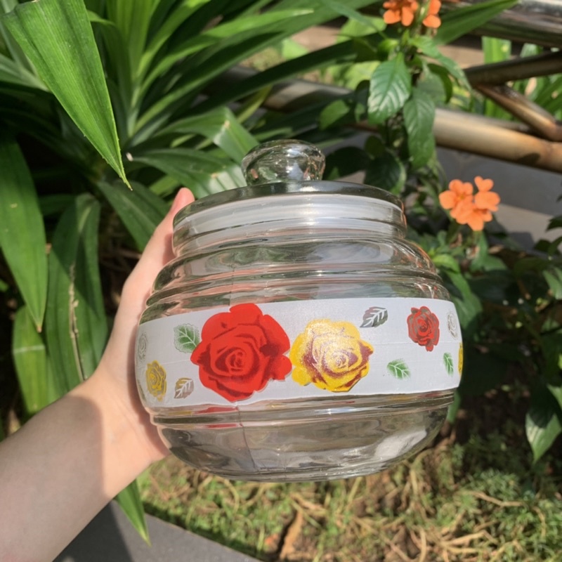 Toples kaca 1 liter gtj 1000 | Toples kedap udara |
