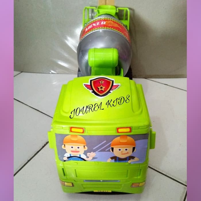 mainan anak Mobil besar mobilan dorong truk semen mixer kontainer