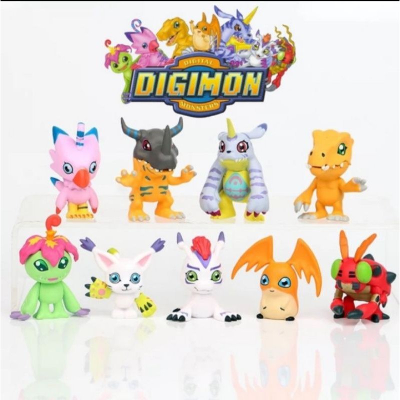 Digimon adventure Agumon Gabumon Wargreymon  Action Figure