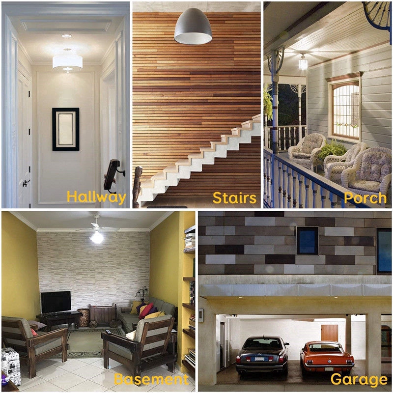 Lampu Bohlam LED 7W 12W E27 Sensor Radar 85-265V PIR Auto OFF / ON 5500-7000K