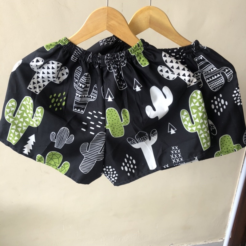 BOXER PRIA MOTIF KAKTUS