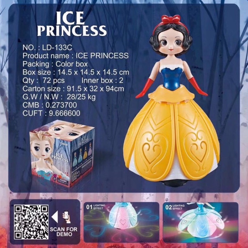 Mainan Boneka Princess Frozen Dance Angel Dancing